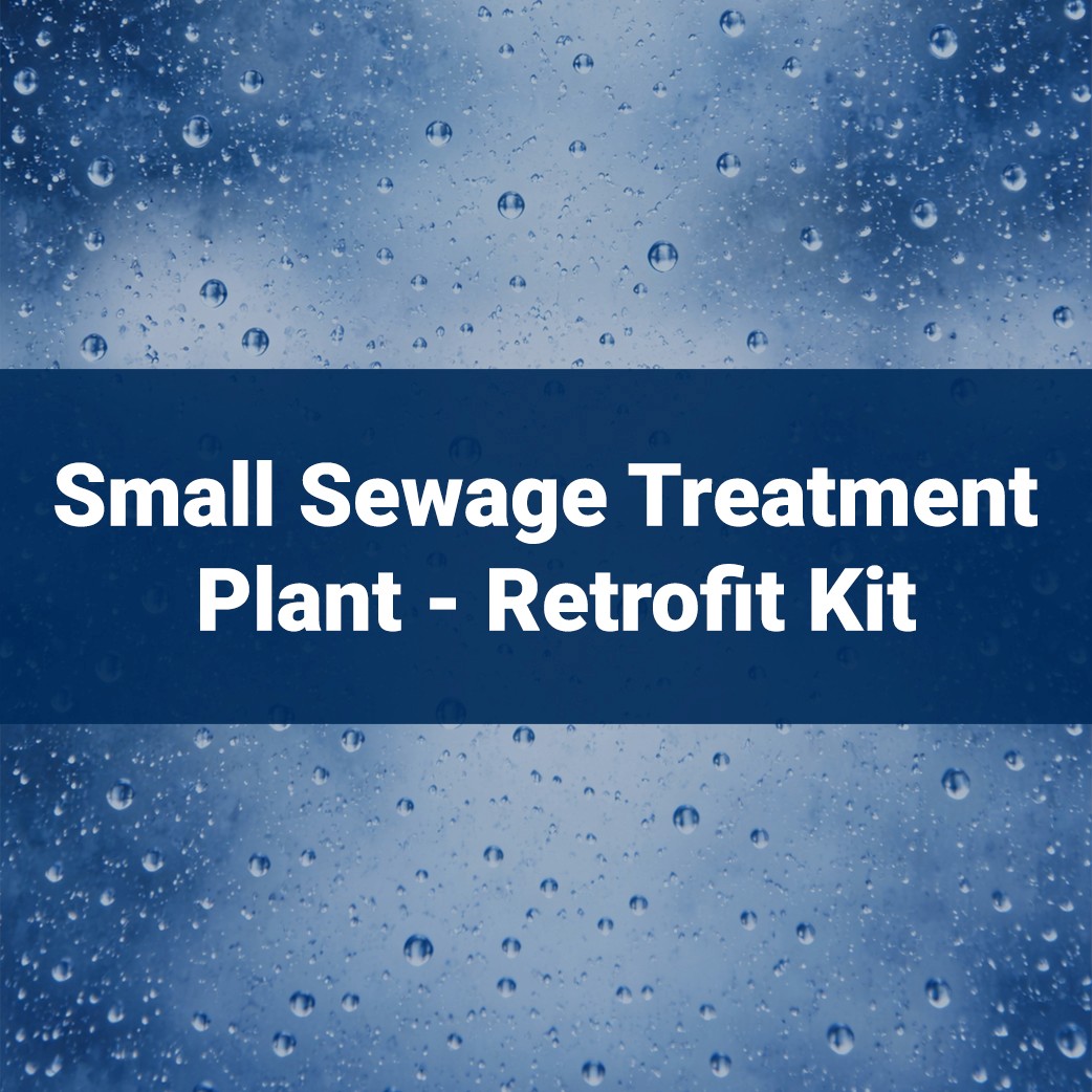 Small sewage treatment plants retrofit kit
