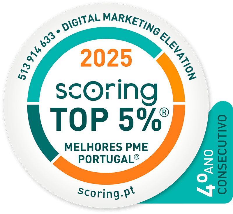 Selo SCORING TOP 5% Melhores PME de Portugal 2025