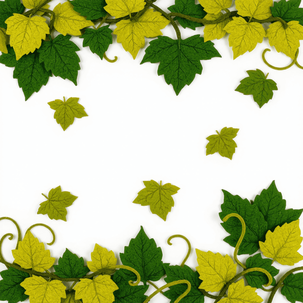 product photography of grape-shaped felt decorations