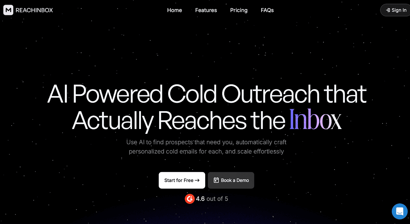 ReachInbox Homepage