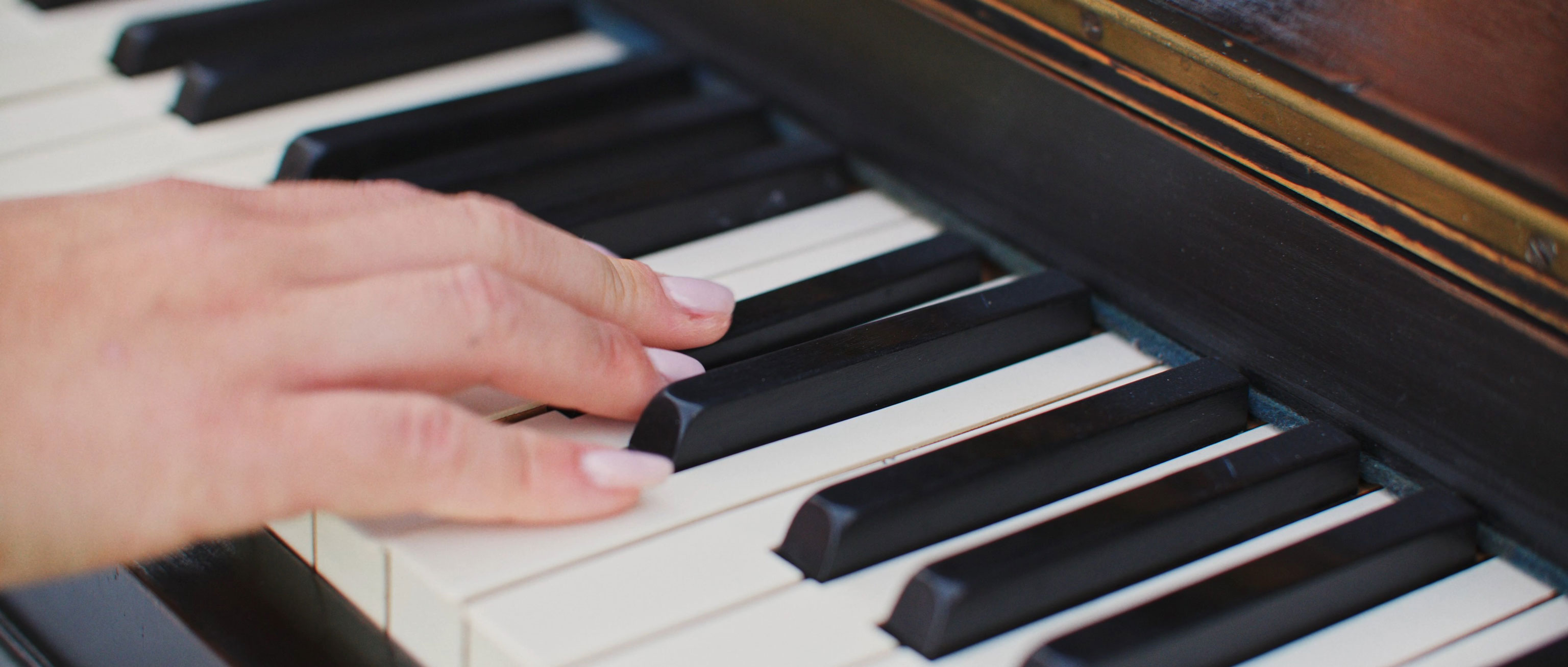 close up of a piano