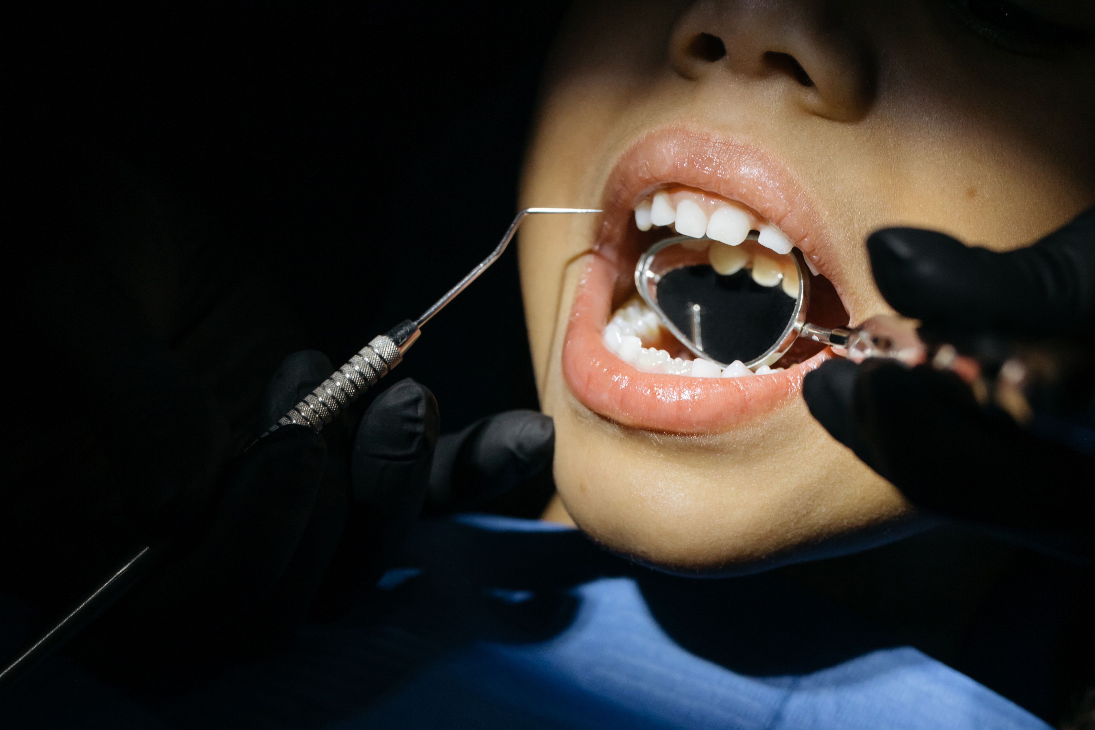 Healthy smile detail