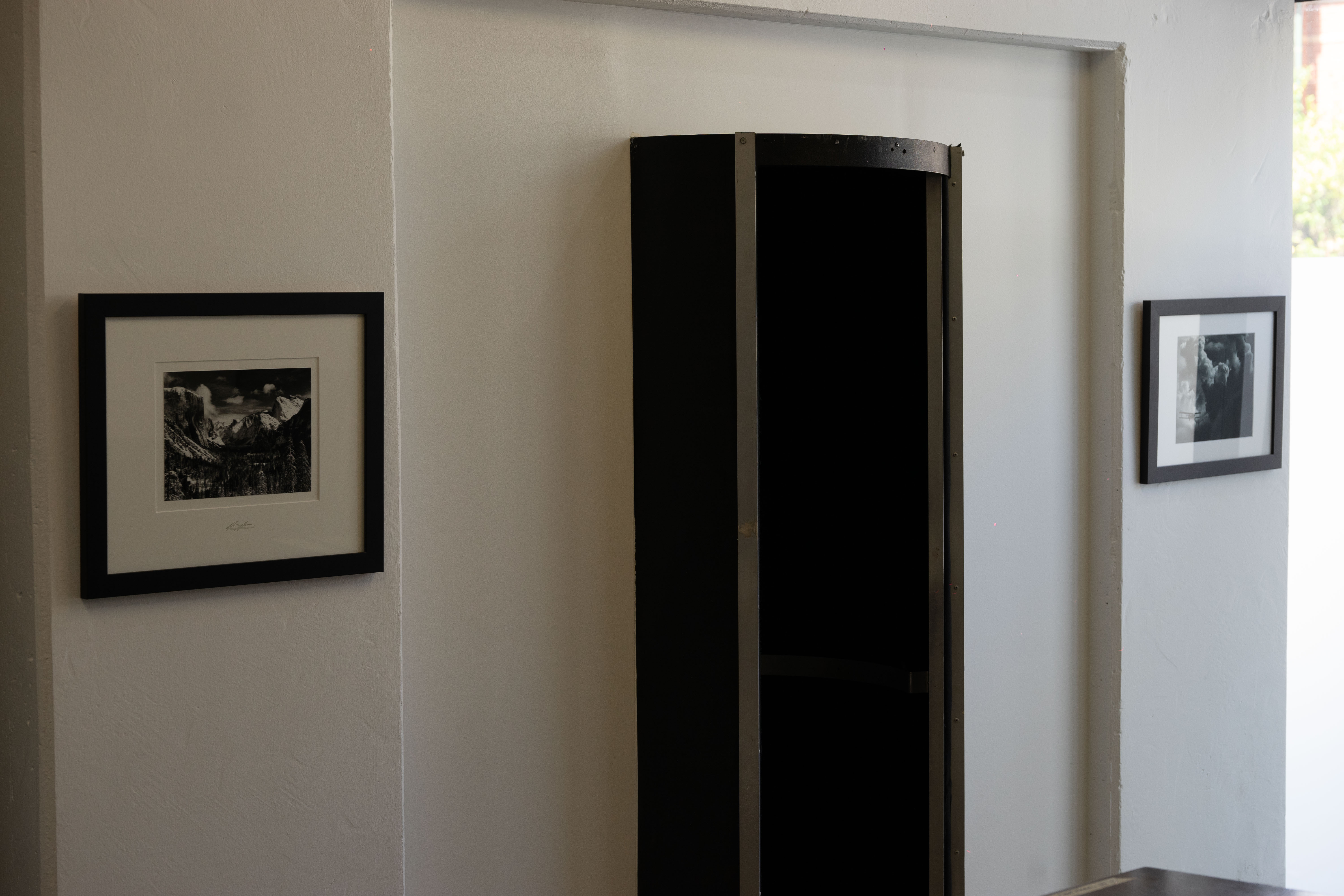 revolving darkroom door at brunswick darkroom melbourne