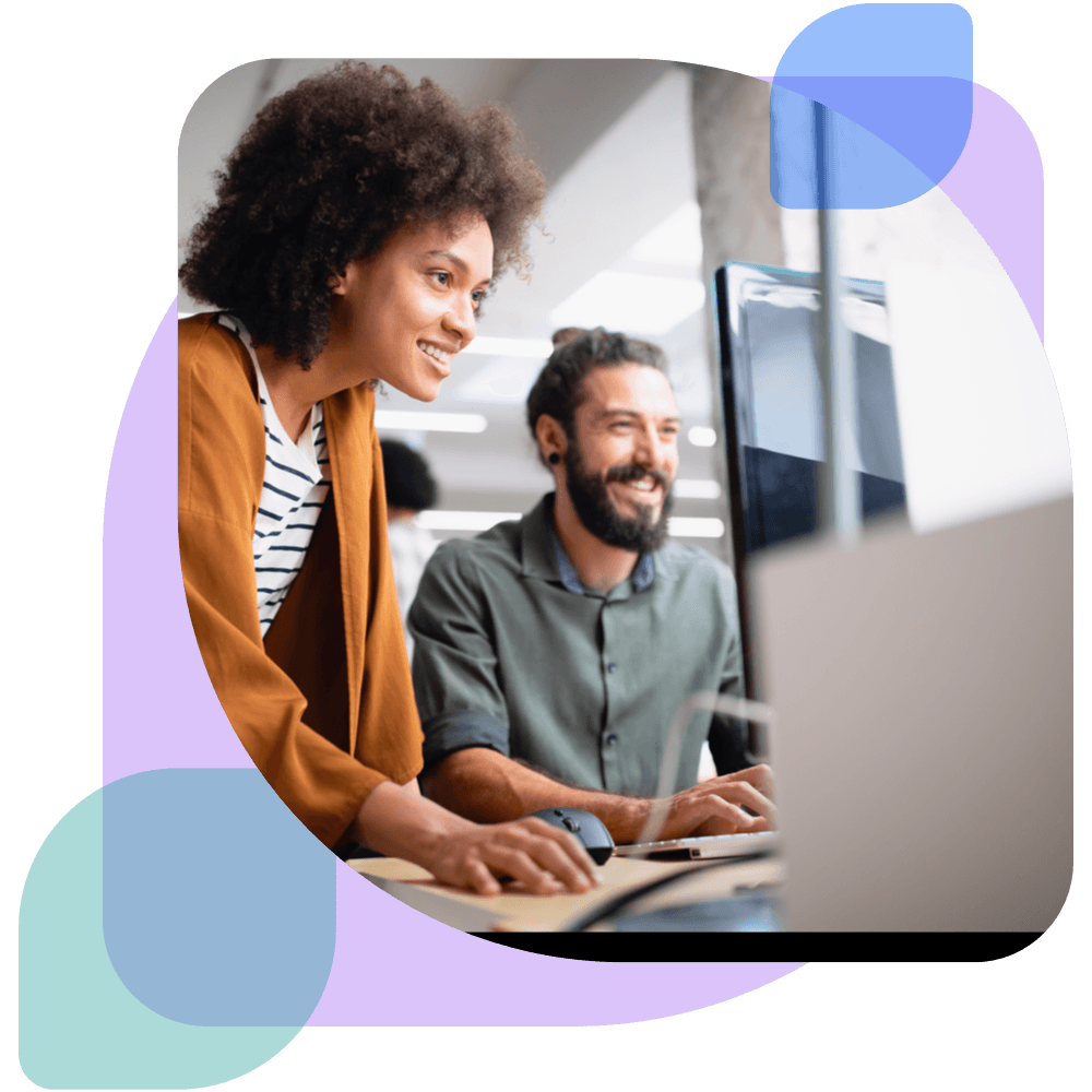 Legal professional reviewing a digital case file in a case management system