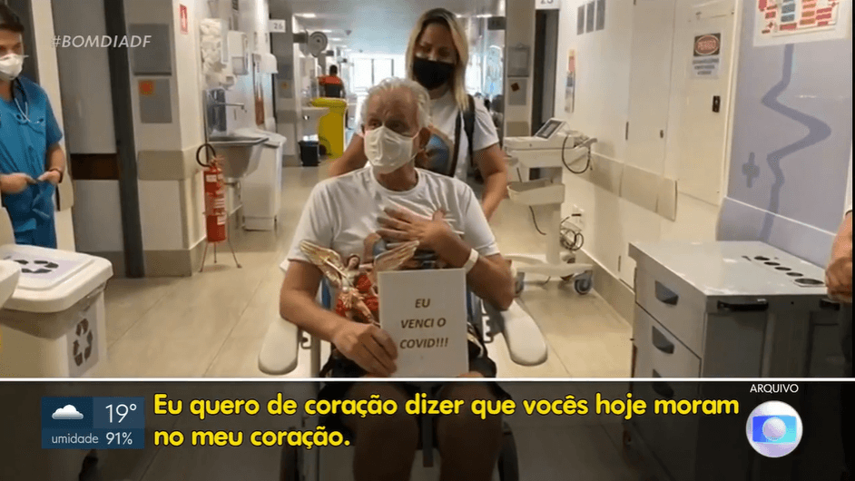 Há 5 anos Brasília lutava contra a Covid-19, história de superação de paciente no Santa Lúcia: