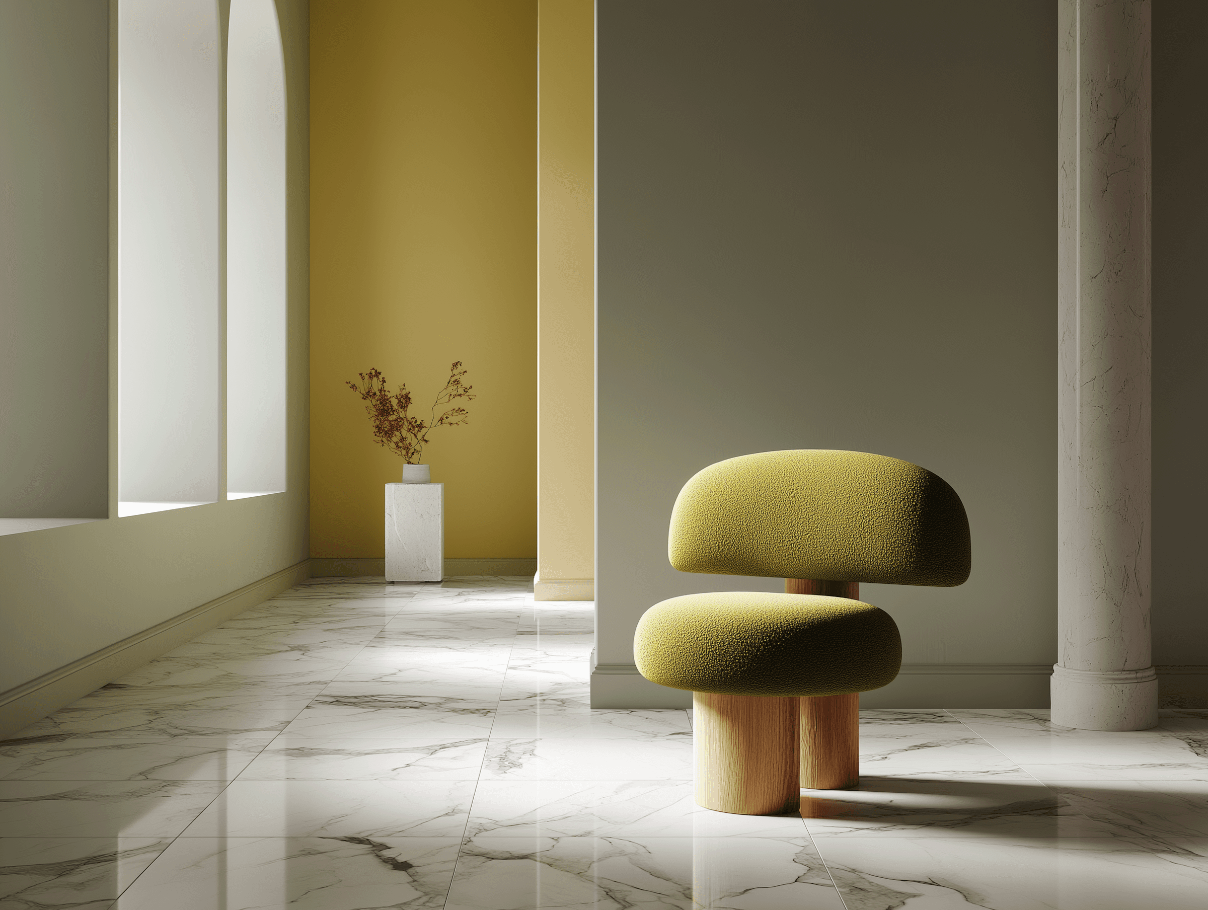 Chair inside a house