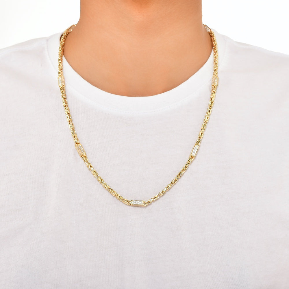 Assos Pırlanta 14 Ayar 60 cm Şık Altın Zincir Kolye