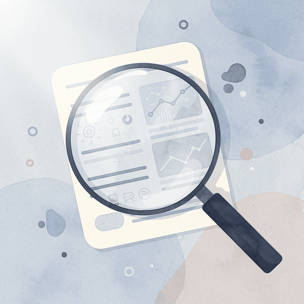 Magnifying glass examining fabric texture for quality analysis - 70th Birthday Party Ideas