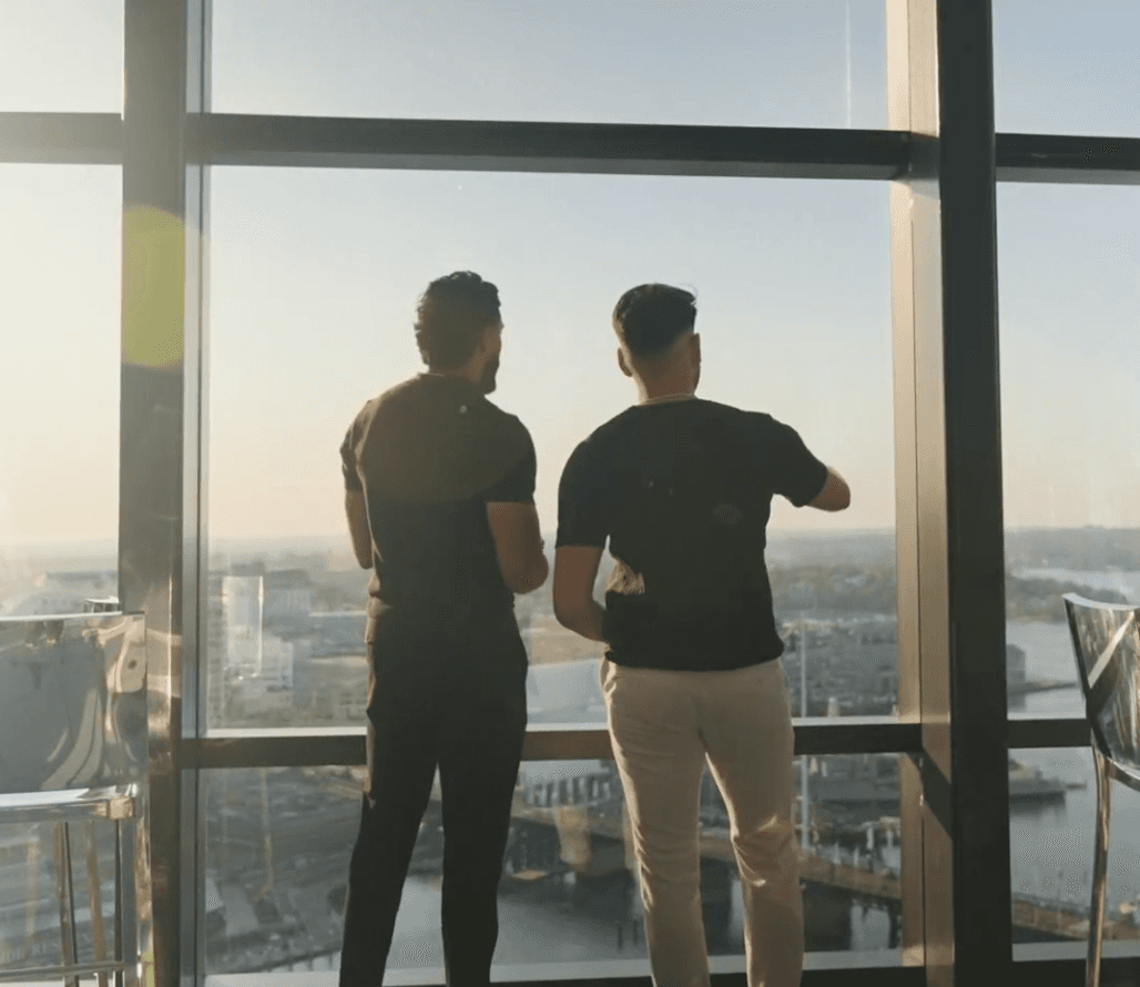 Modern luxury residence with glass facade and spacious balconies, Aurora Residences