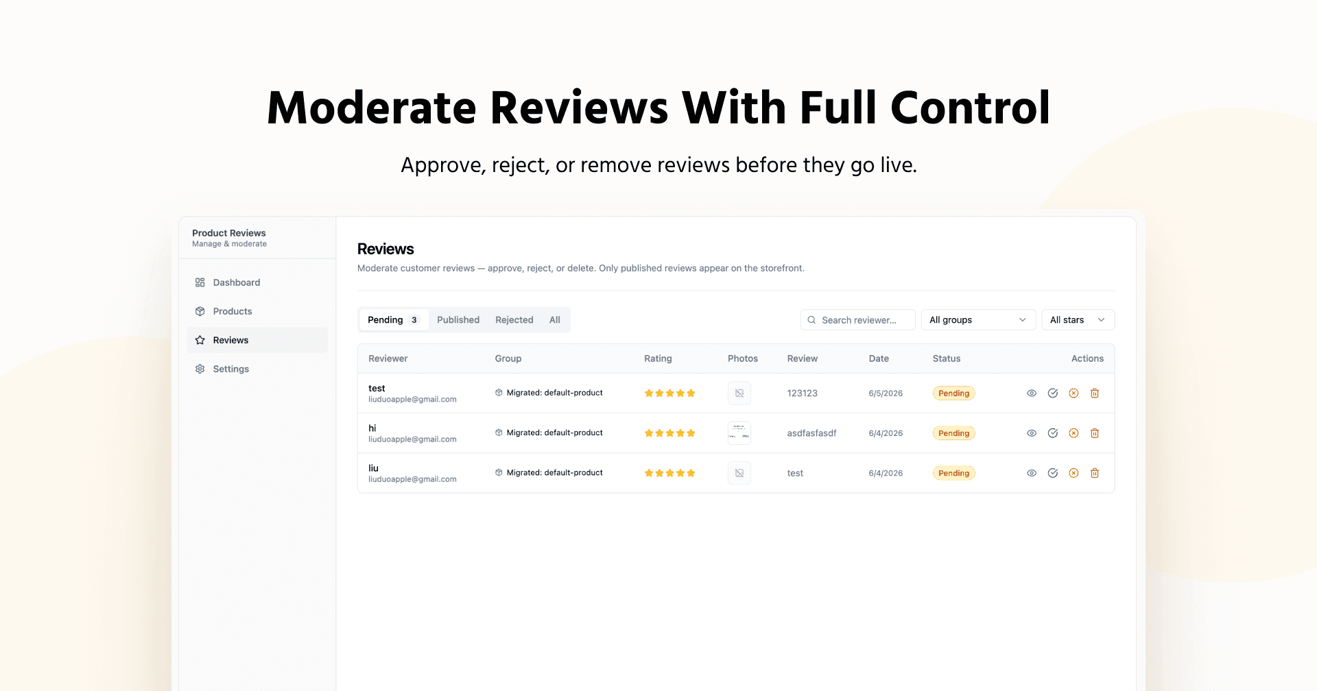 Customer Reviews screenshot 4
