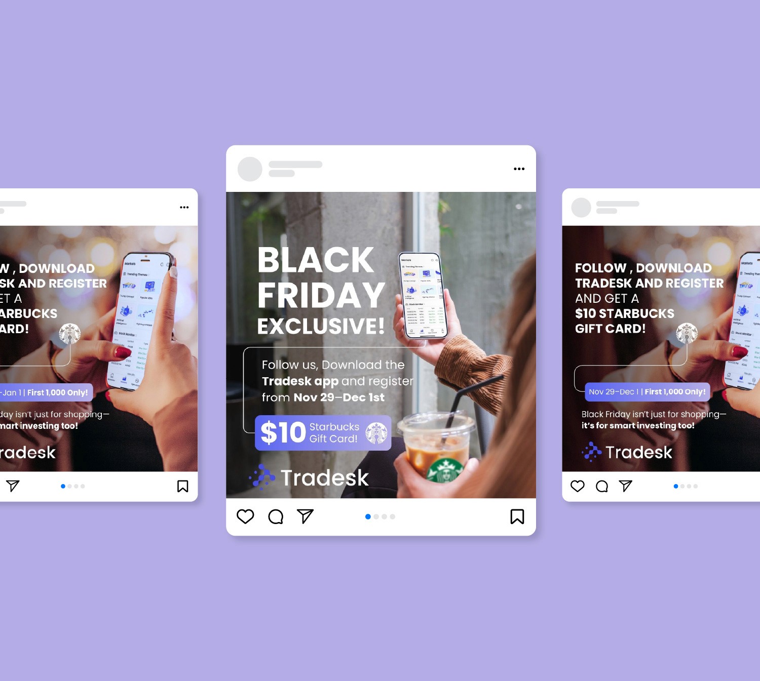 Black Friday Social Post Tradesk