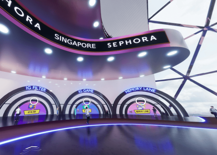 Sephora Metaverse Virtual Event