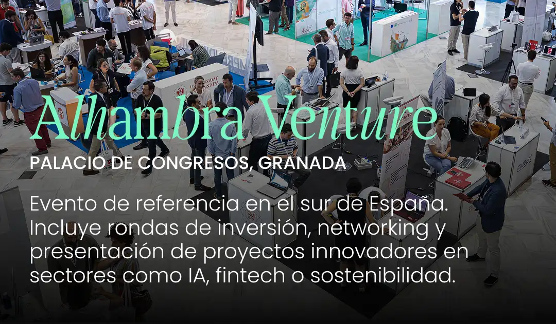 Alhambra Venture 2026: evento de inversión para startups en el sur de España