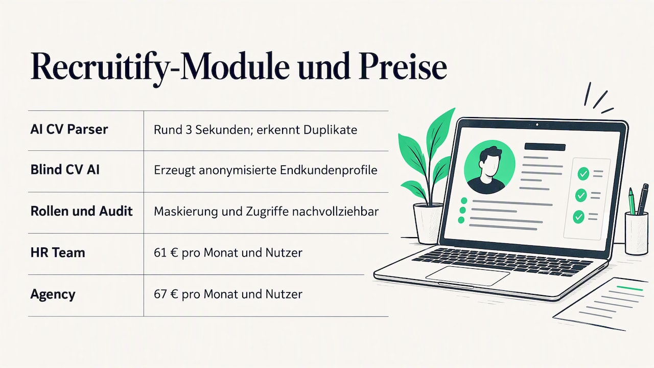 Maskierung, Rollen und Audit-Trail in einem System — overview diagram