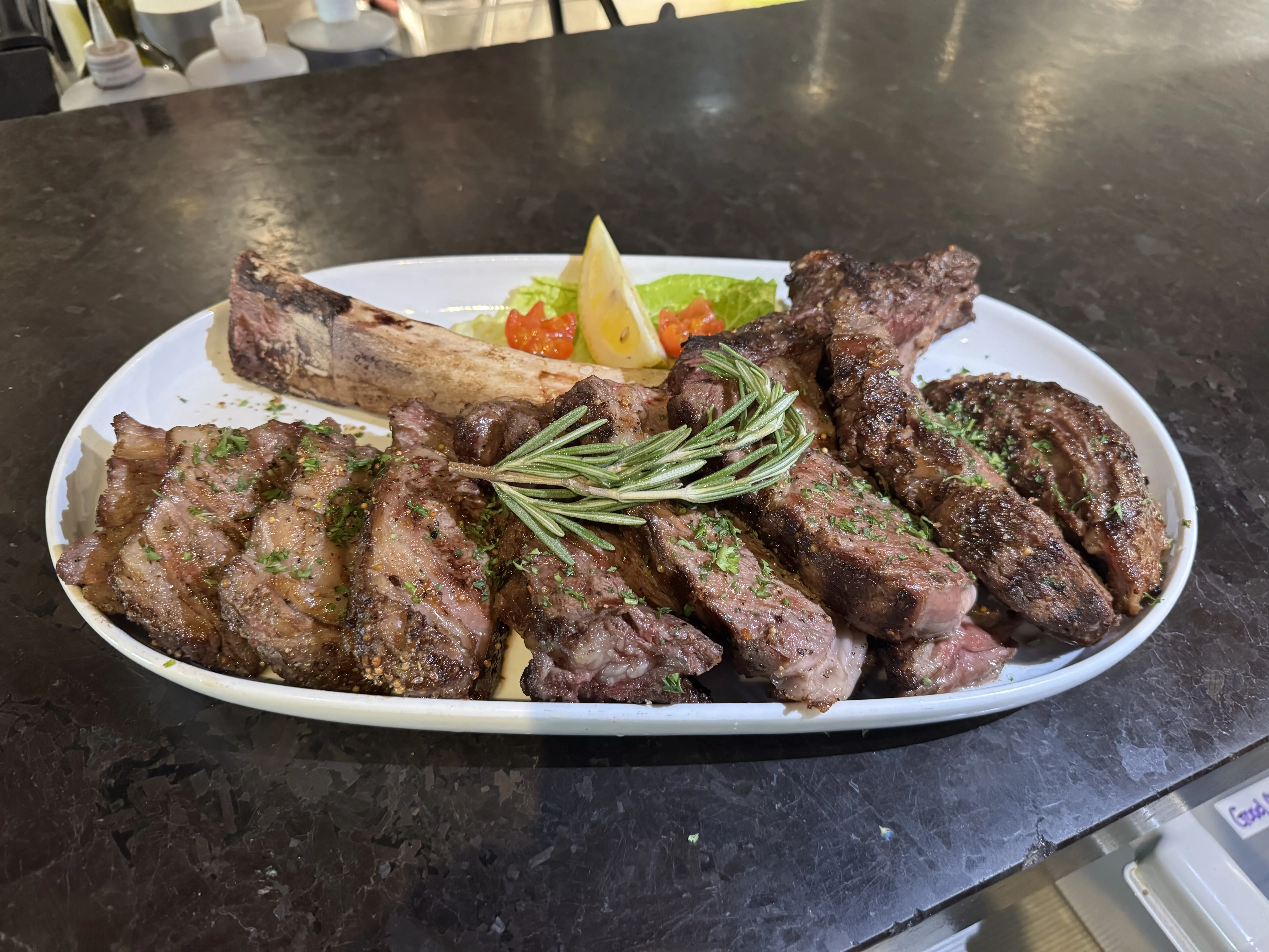 Bistecca Alla Fiorentina steak at Toscana Italian Grill Calgary – authentic Tuscan dining on Macleod Trail and Mahogany