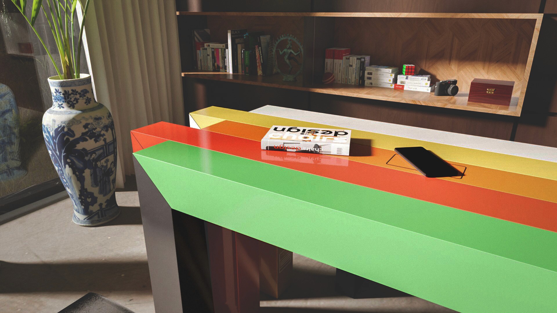 Metrik table ini bright colros