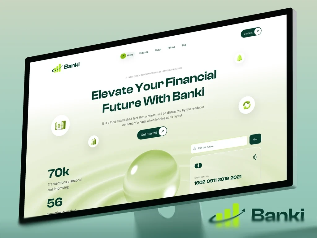 Banki - Best Framer Templates for Saudi Startups