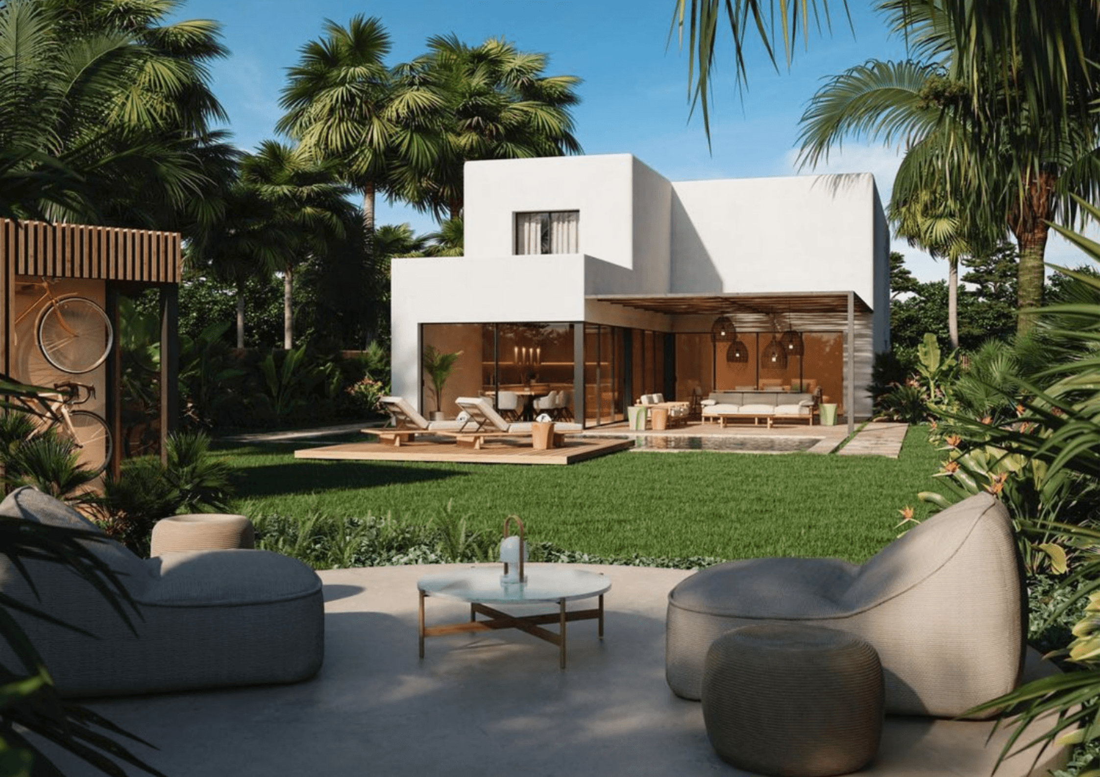 Personalised garden reflecting a unique style