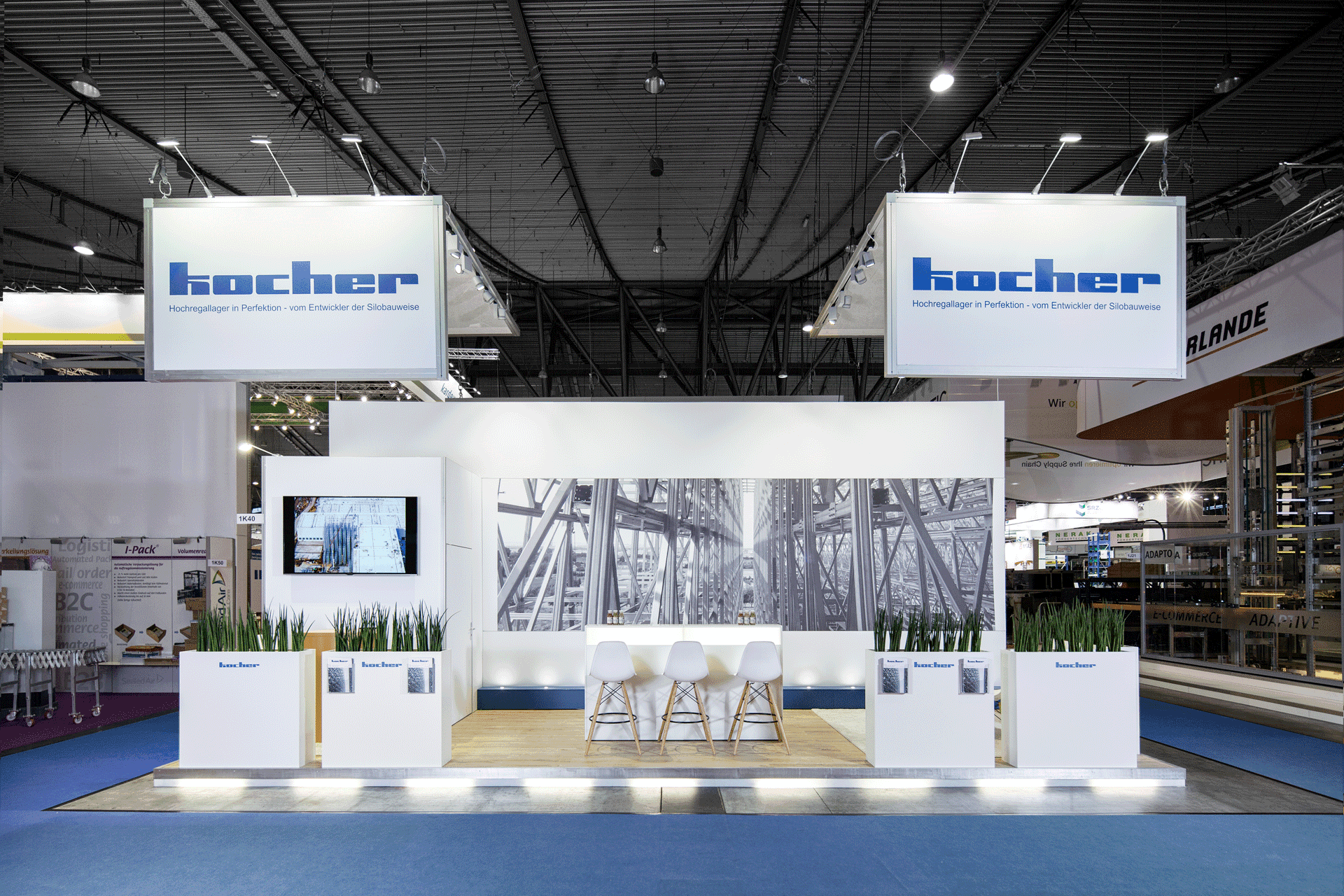 Vorderansicht des RS Technik Stand