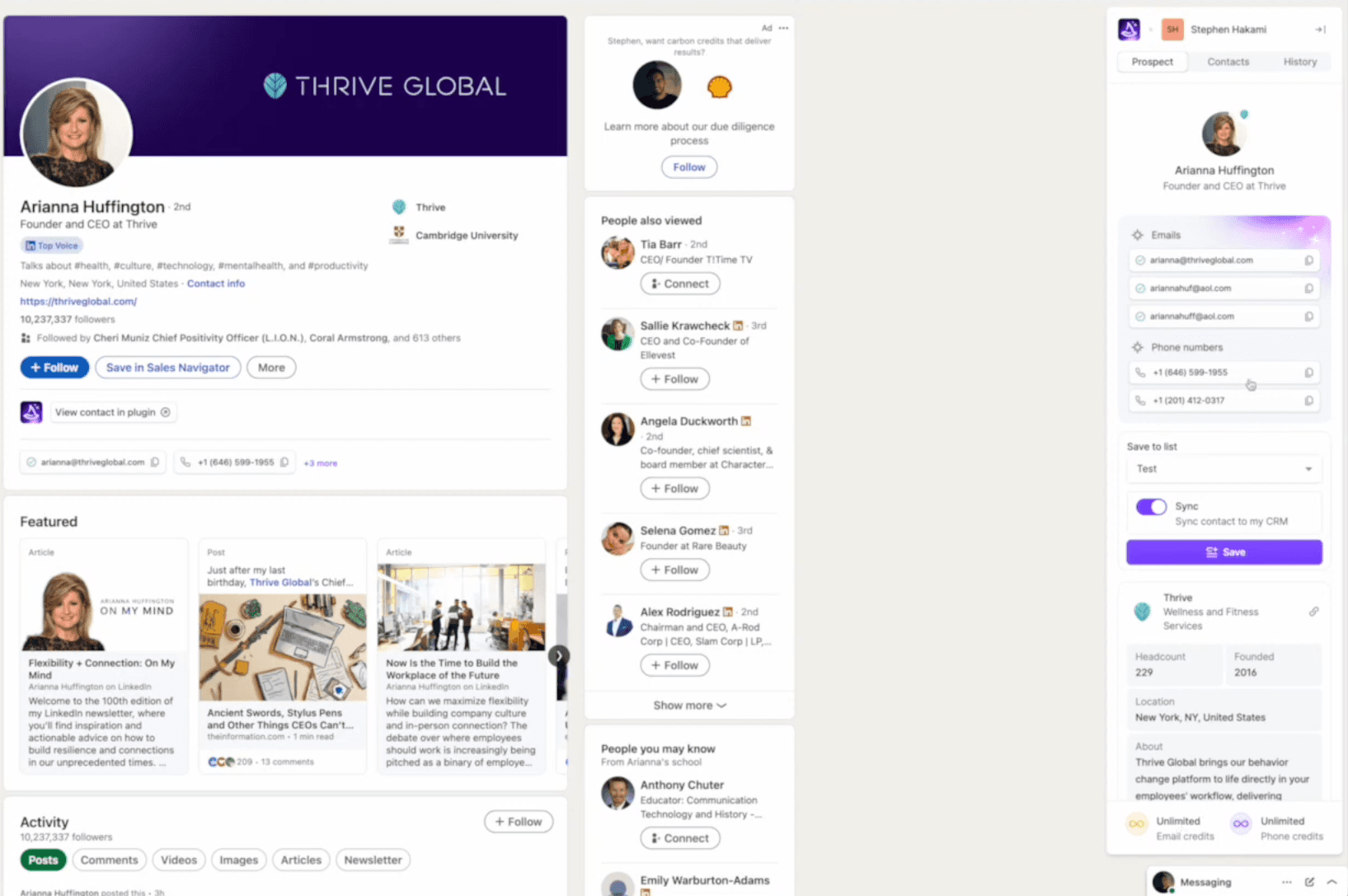 Export Leads from LinkedIn with Wiza