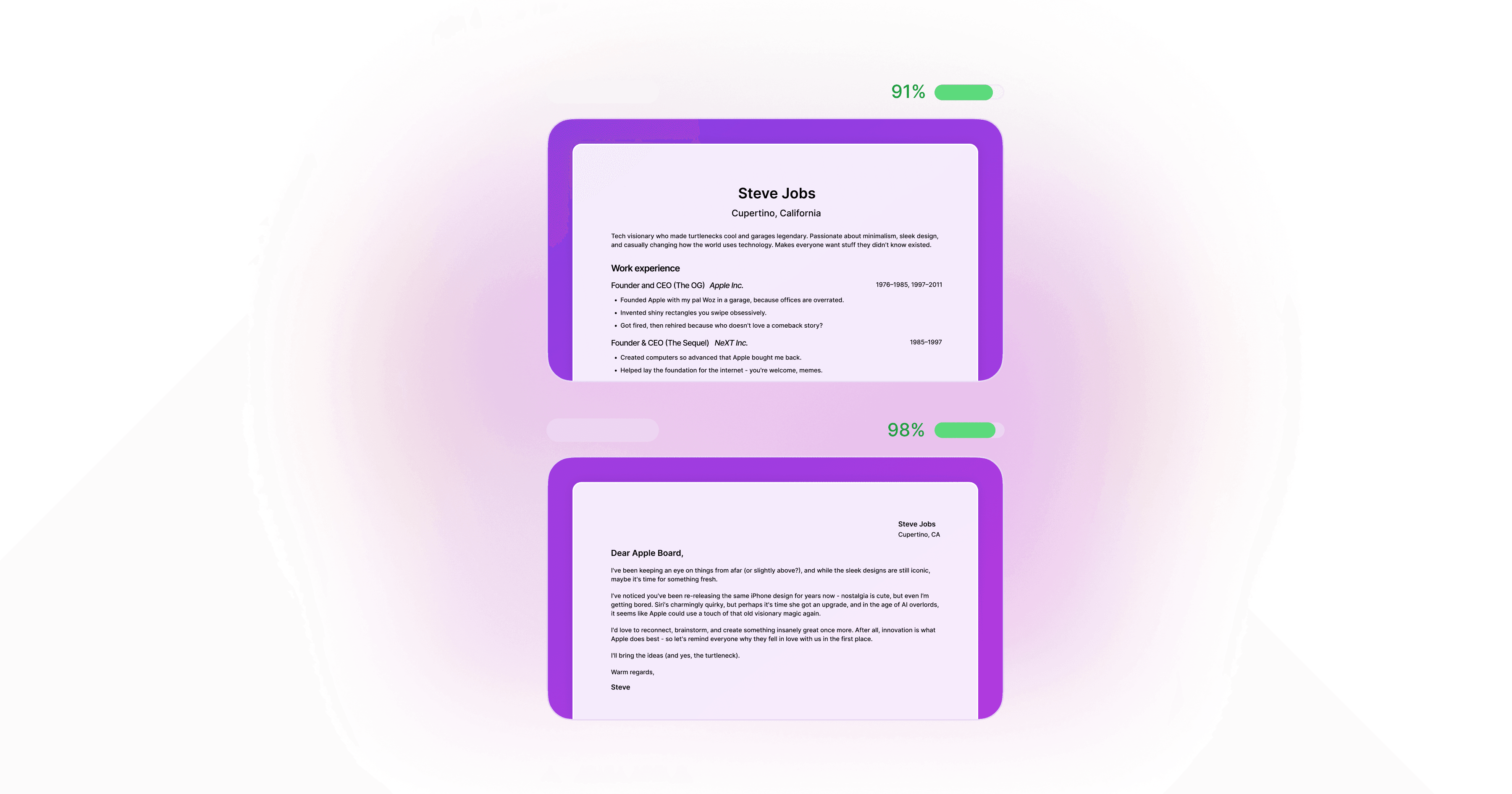 Sample CV and cover letter, illustrating how applicant tracking systems filter resumes and how to get past ATS screening in 2026
