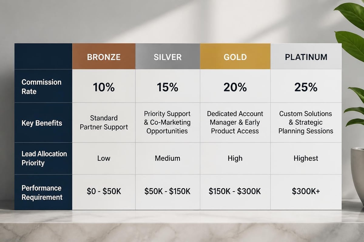 Partner compensation tiers