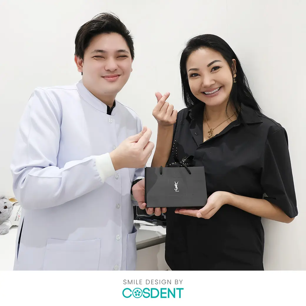 เคสทำวีเนียร์ หมอเช็ค cosdent smile design