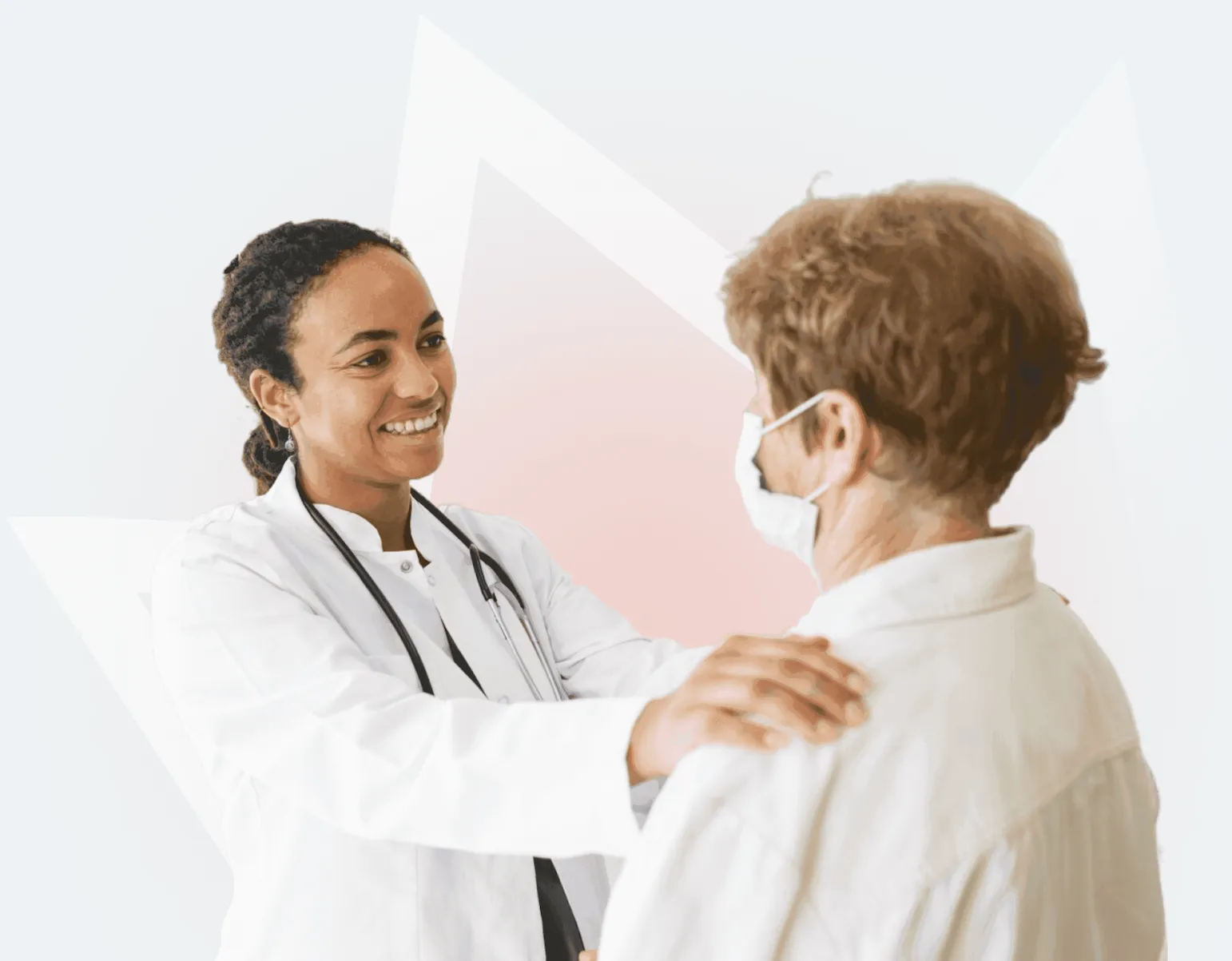 IRCC-approved Panel Physician and female adult IRCC applicant patient