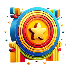 Uma estrela em um alvo representando alta precisão