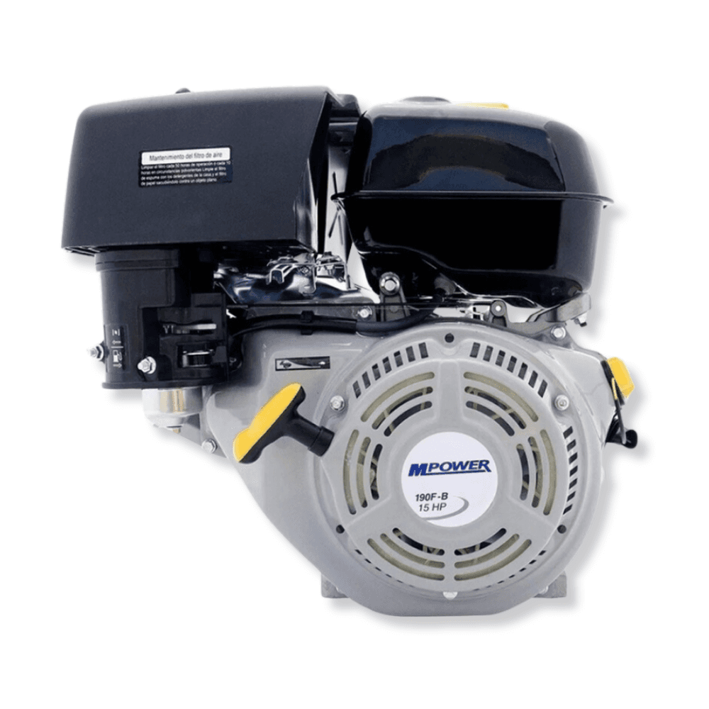 Motor 15hp gasolina 190F-B Macon, maquinaria ligera para construcción en México