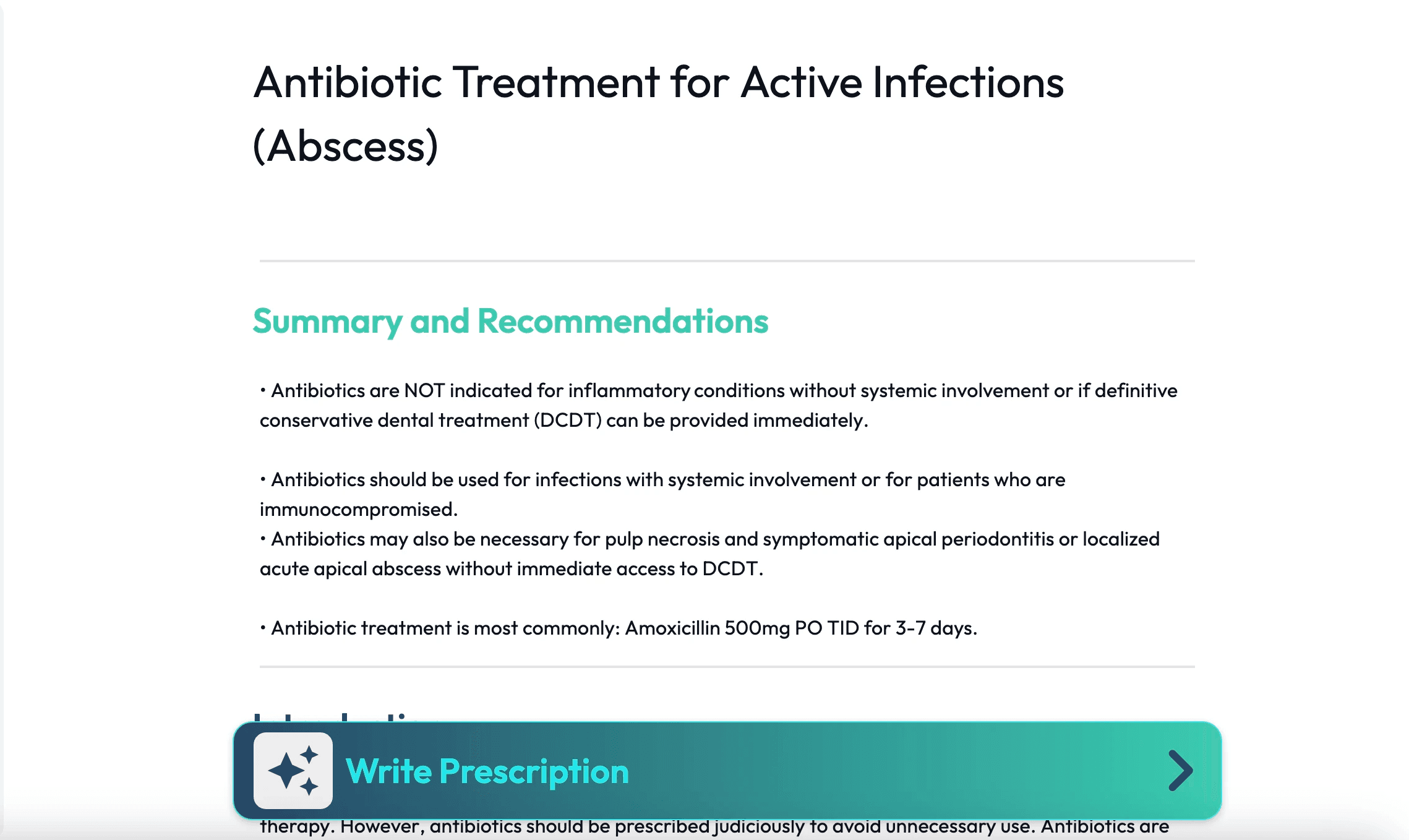 DentalRx Guidelines