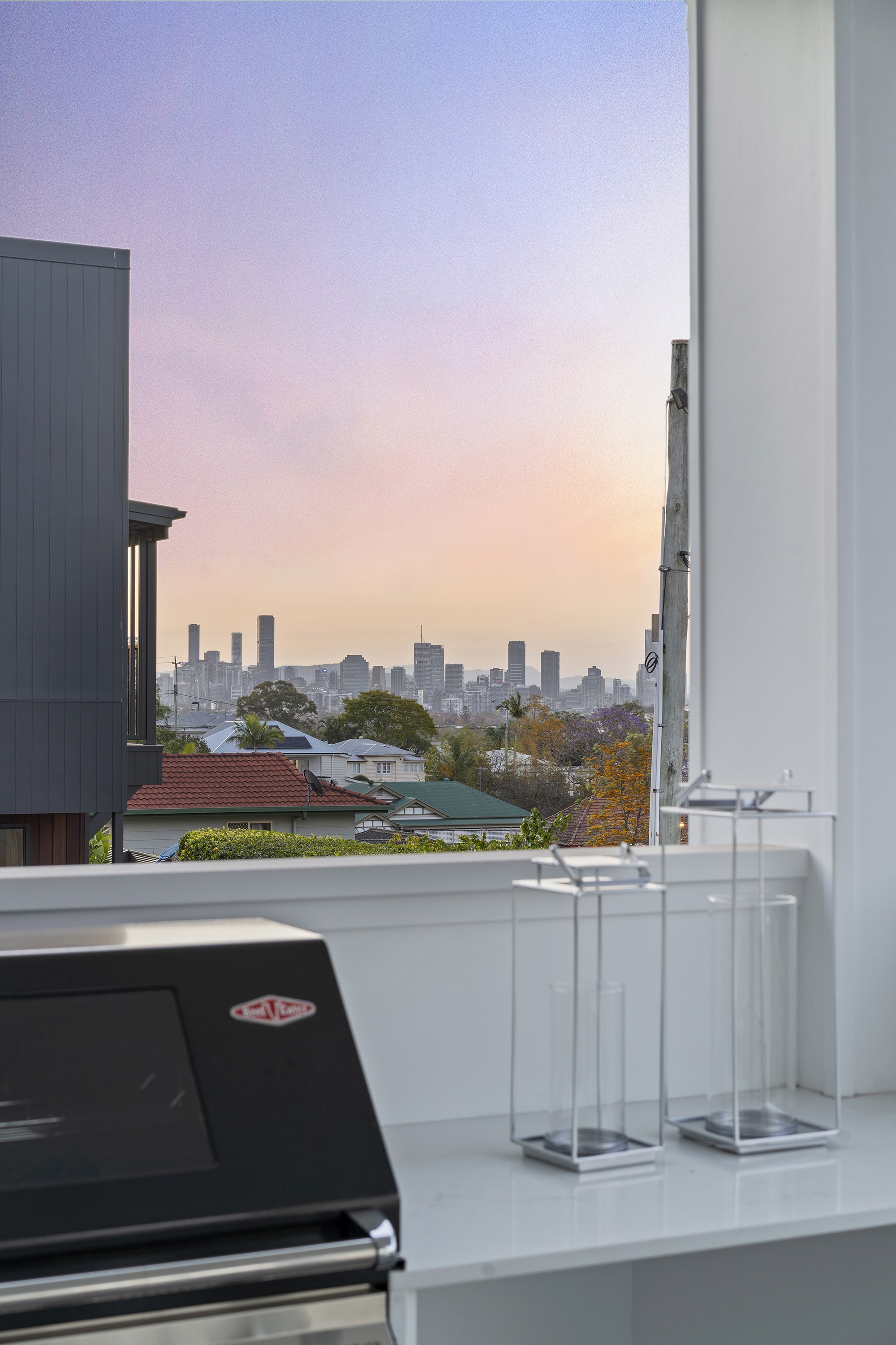 Front facade of Jacaranda House in. Brisbane