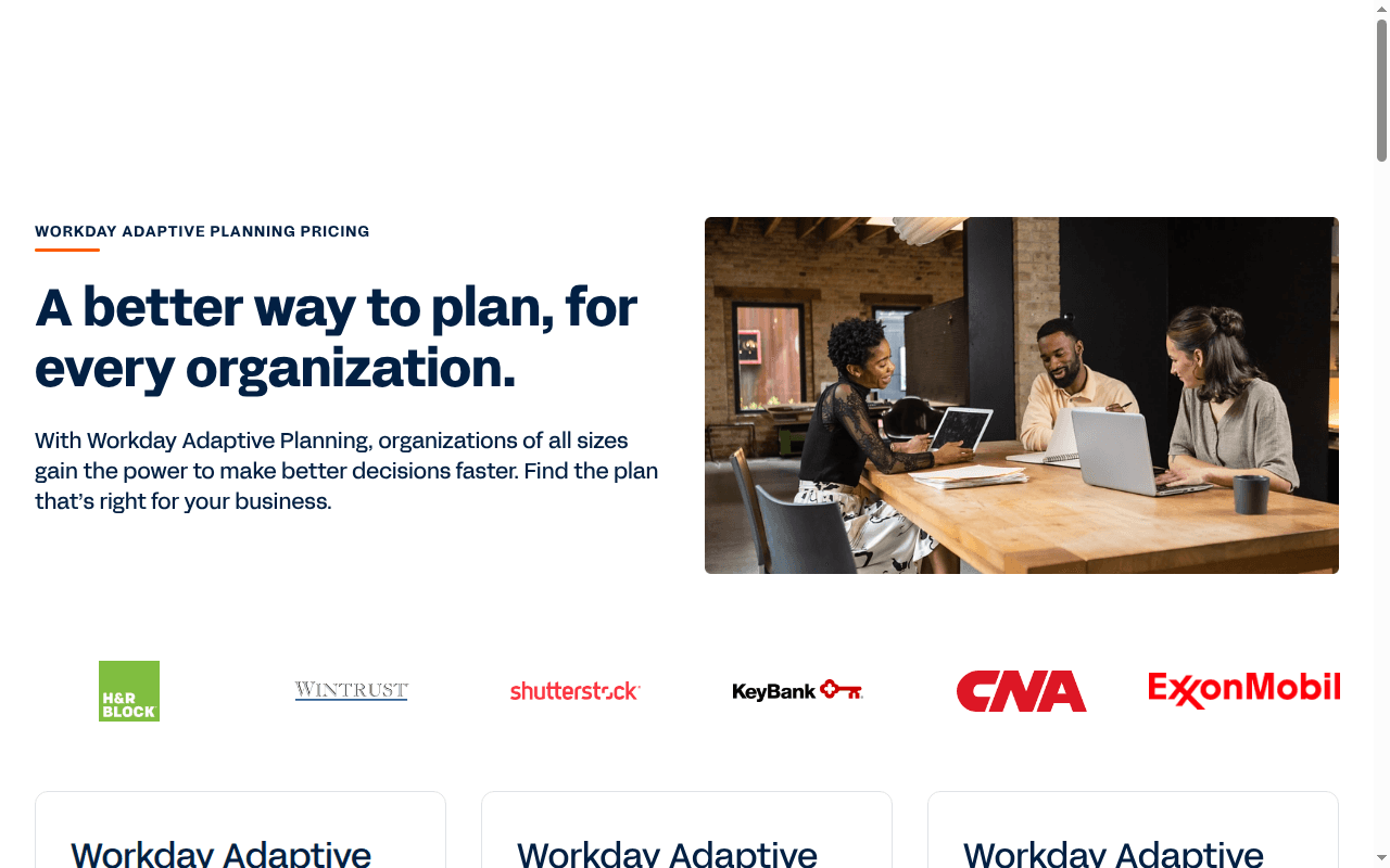 Workday Adaptive Planning