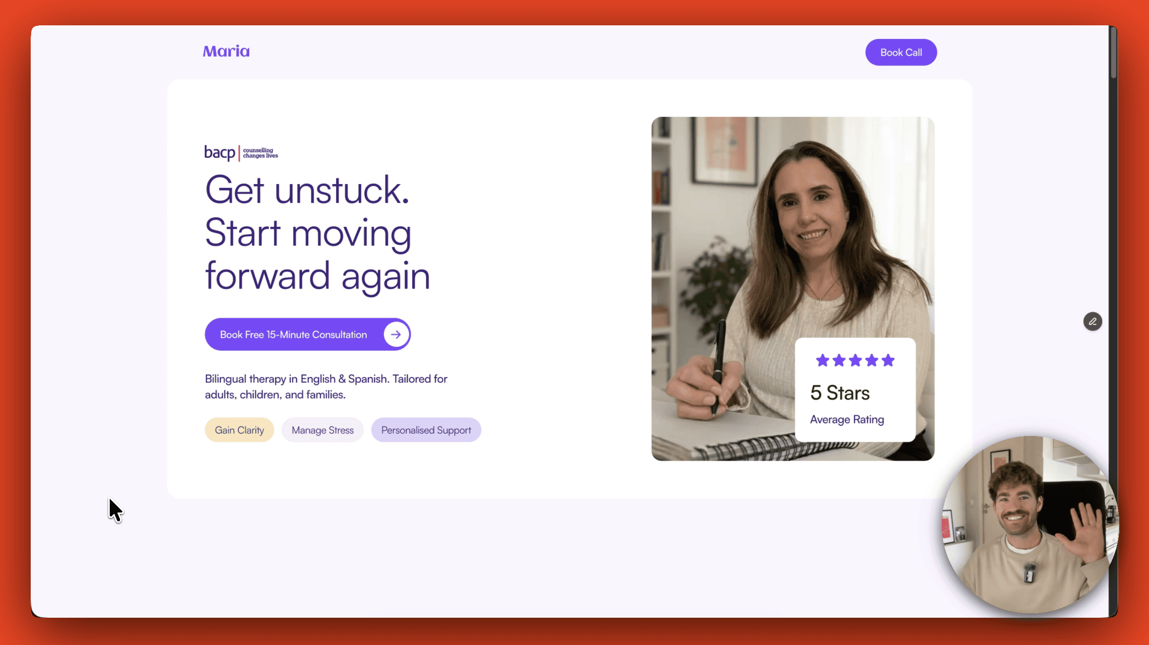 Business team presenting chart