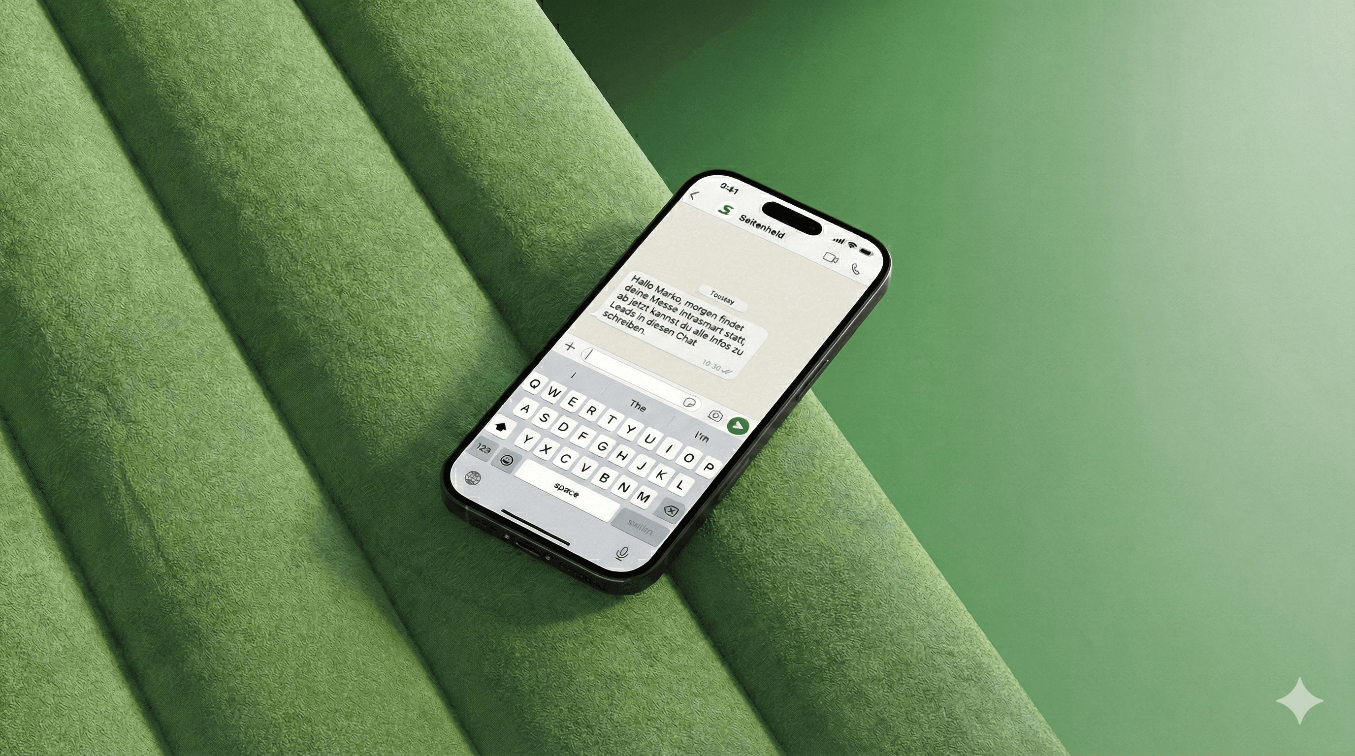 A mockup of Freelio's mobile app