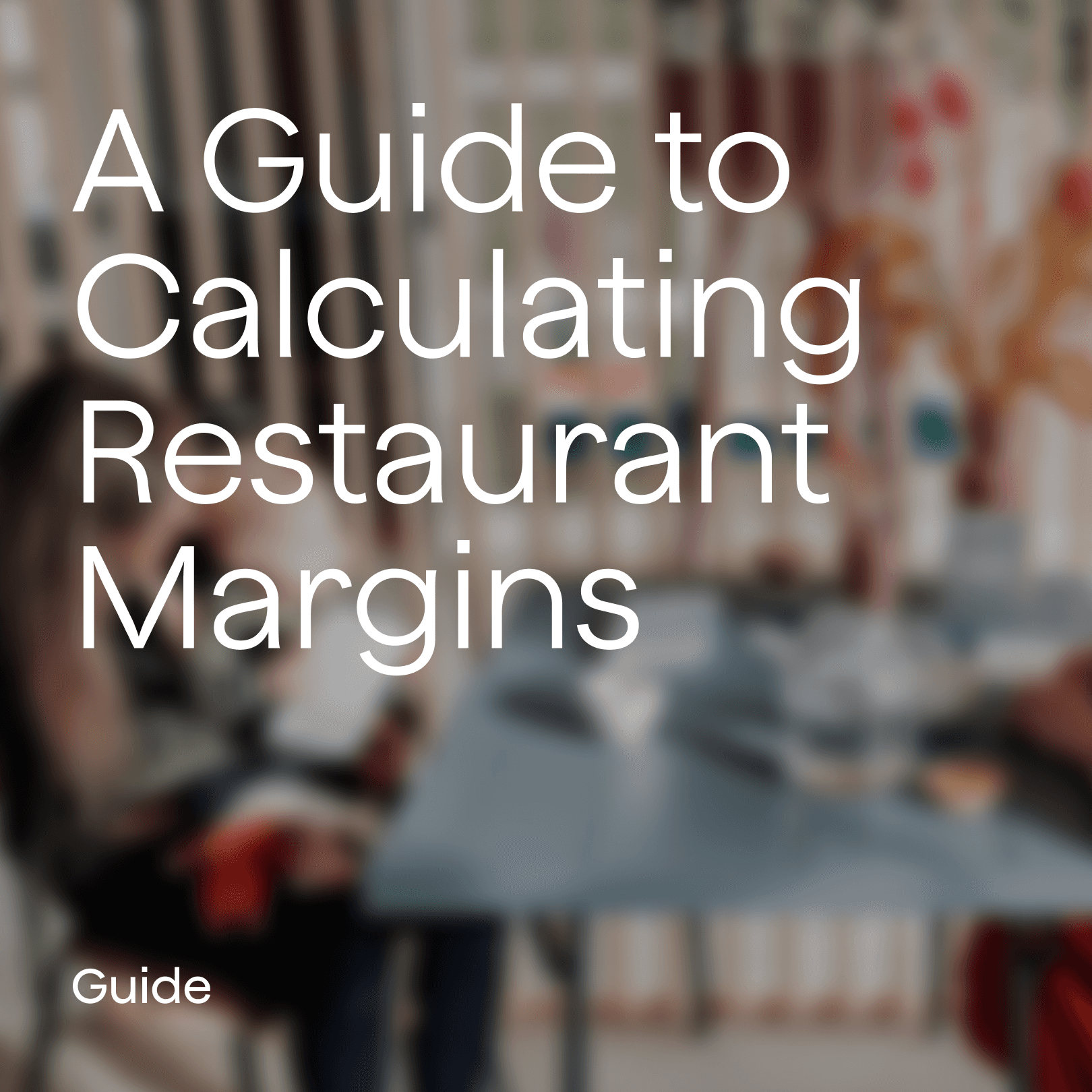 calculating restaurant margin