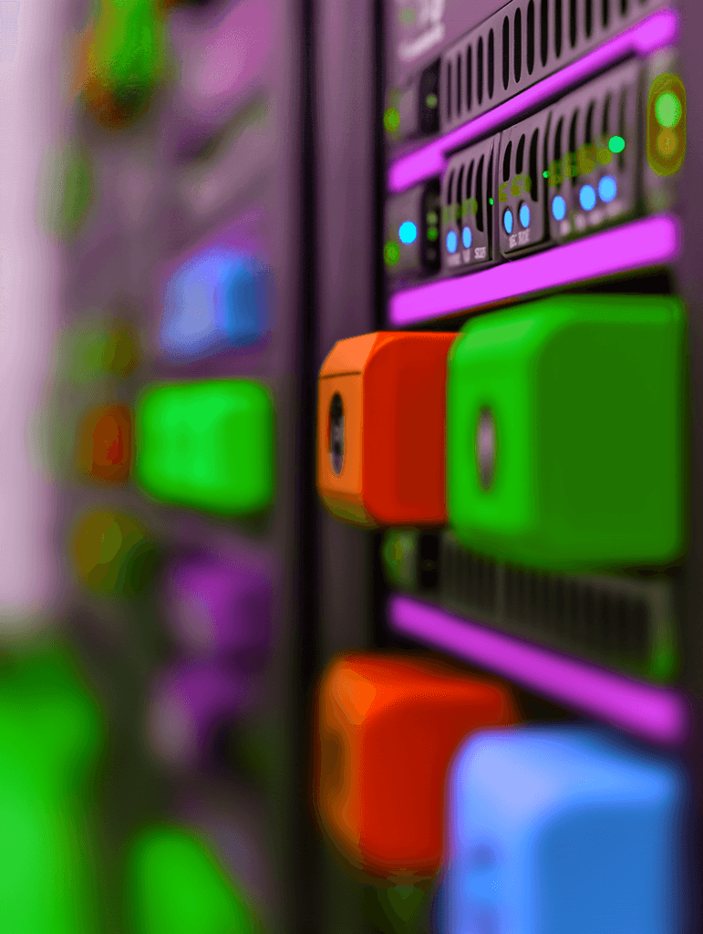 a bunch of blue wires connected to each other