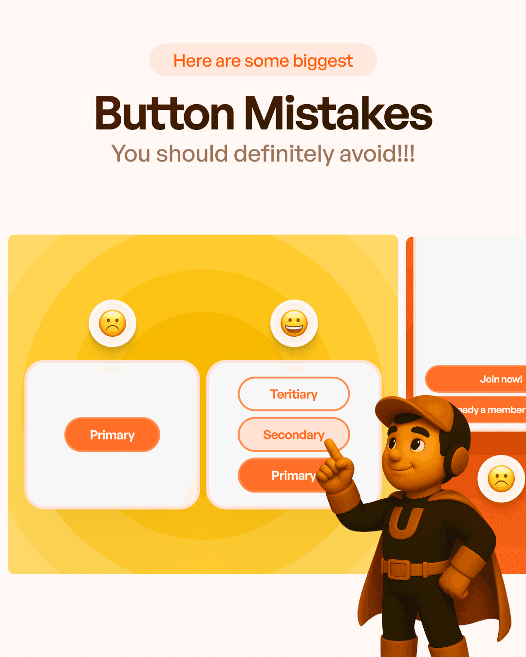 Upslide Mascot showing somthing
