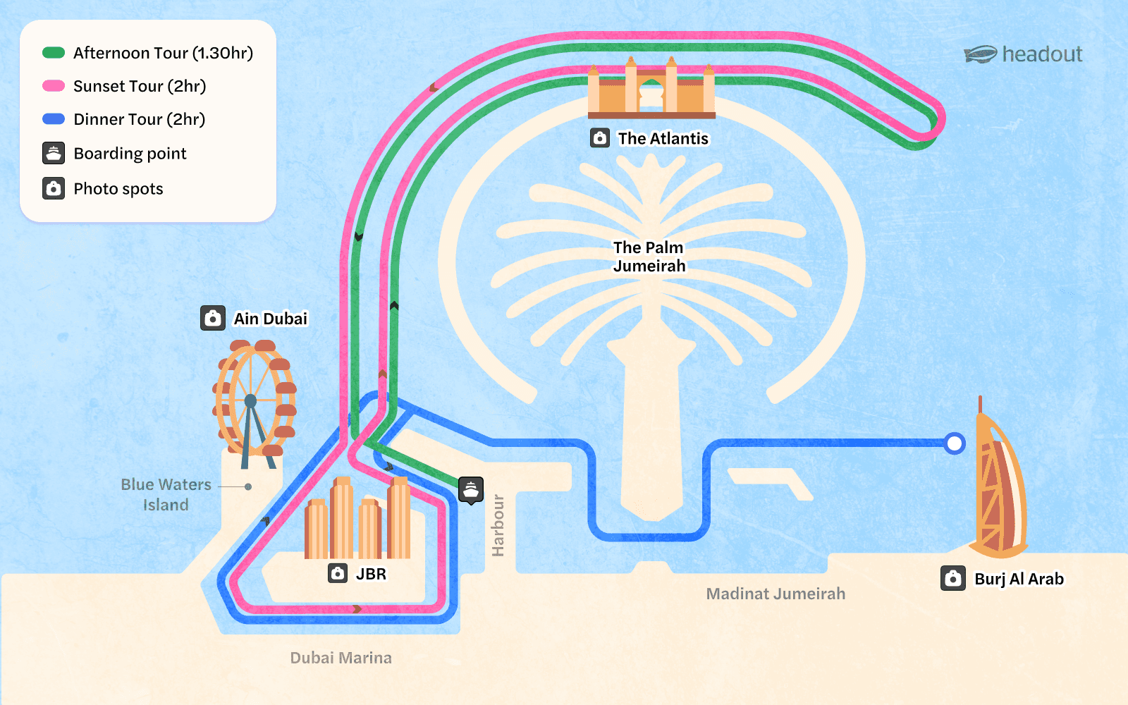 두바이 하버에서 출발하는 럭셔리 요트 크루즈 - 데크에서 바비큐와 간식을 즐기세요.