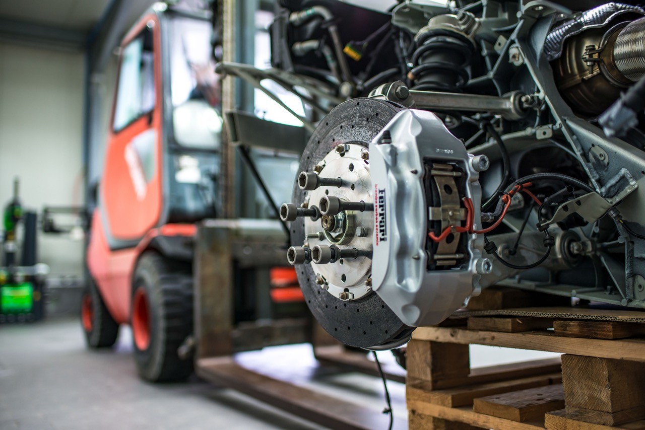 Automotive component in assembly