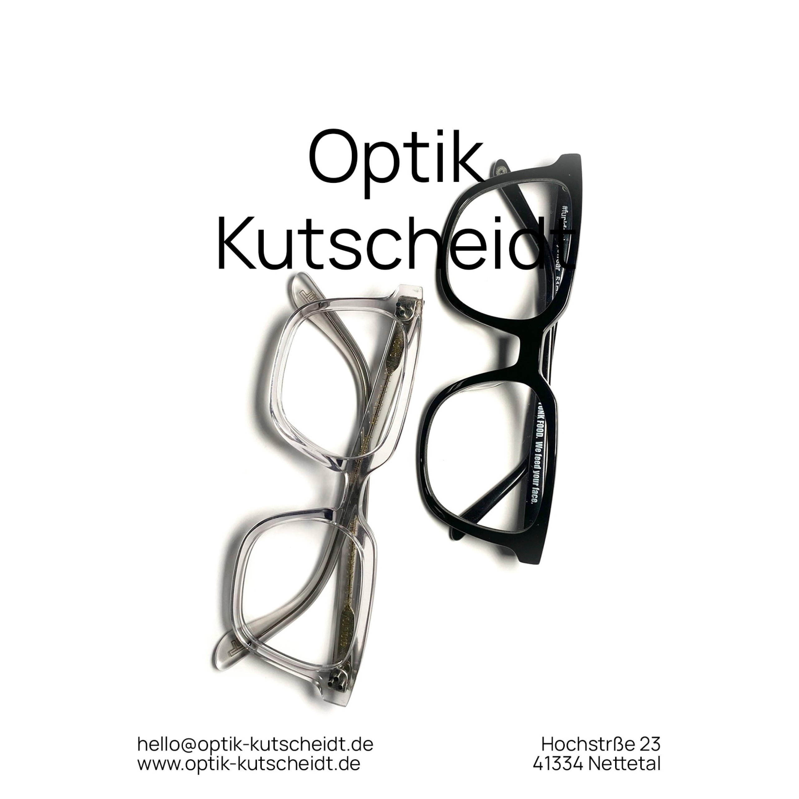 Optik Kutscheidt postcard design