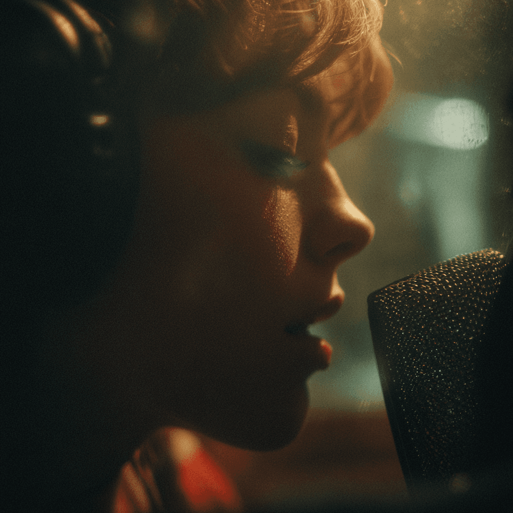 Music producer sitting on a chair in his studio