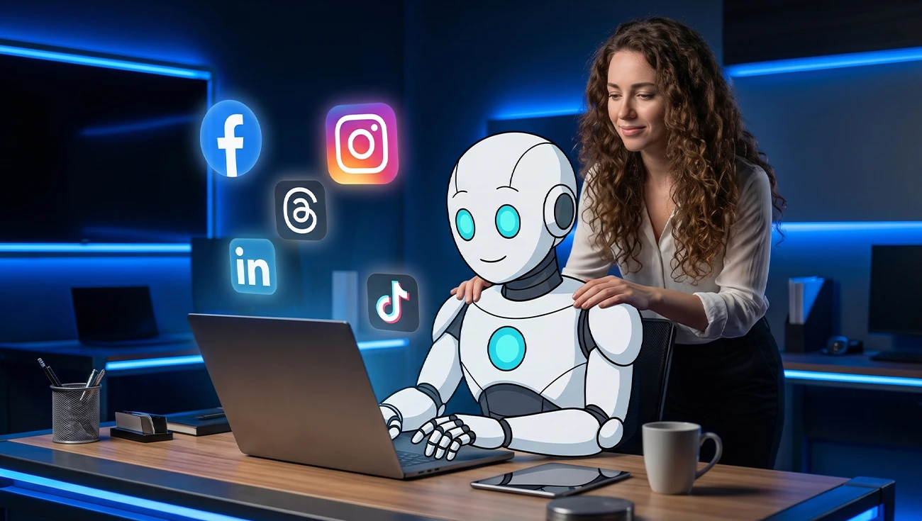 AI közösségi média marketing