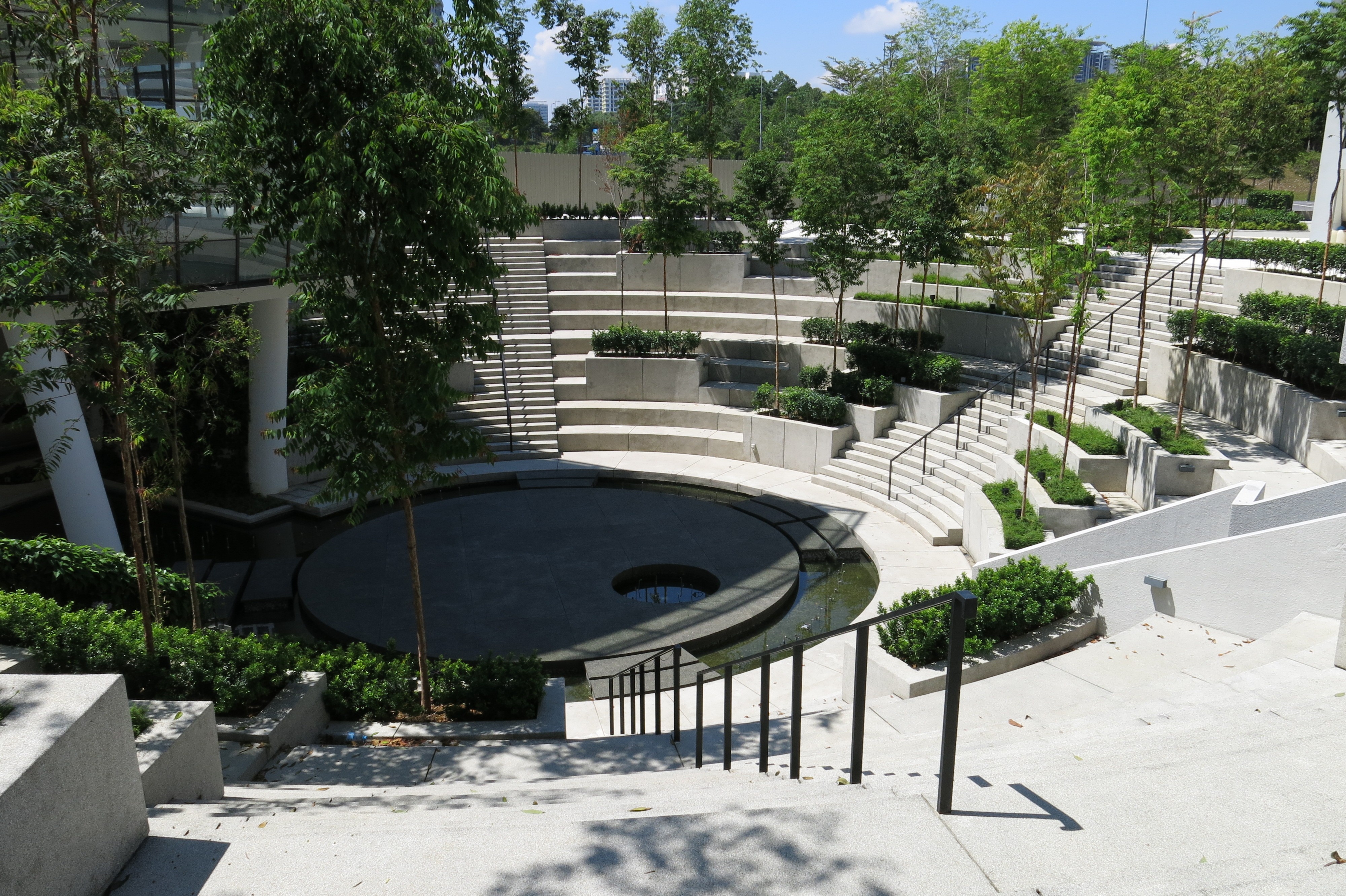 Courtyard view of Centrus project by Asima Architects