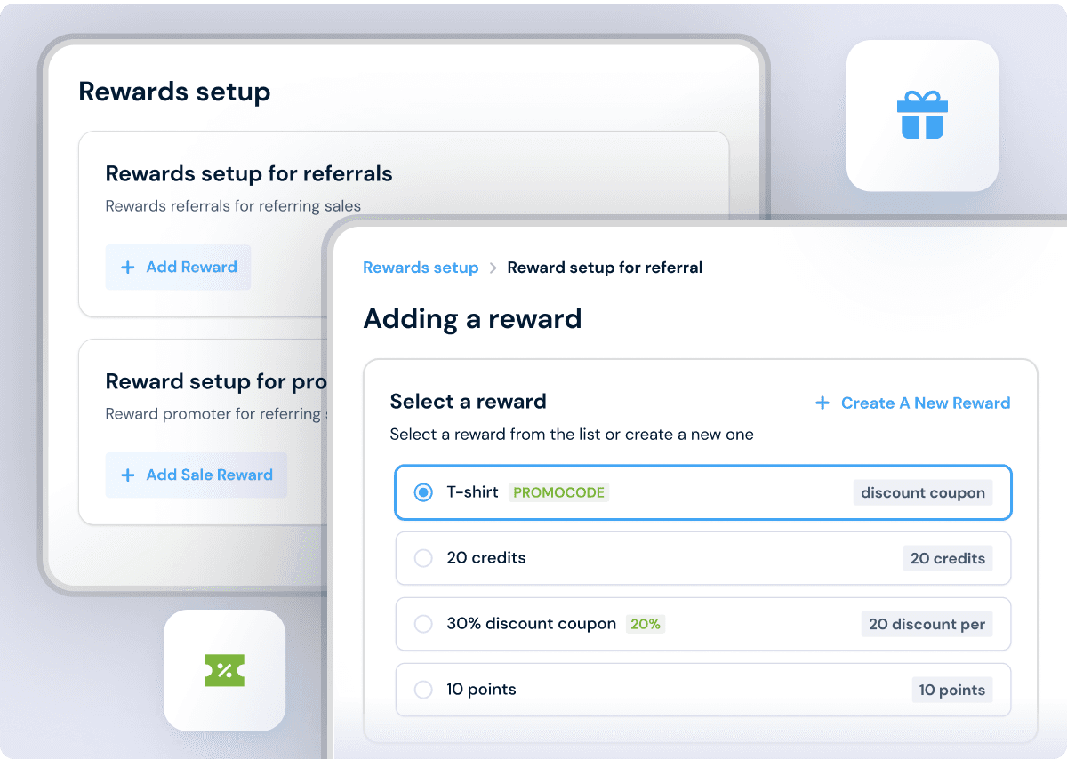 dual-sided rewards at FirstPromoter