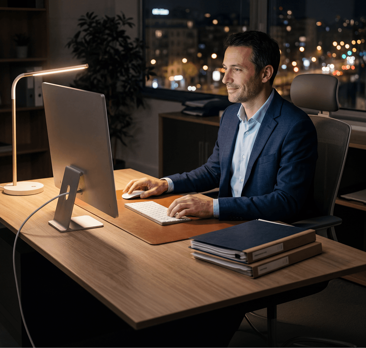 Responsable de structure consultant ses contrats d'énergie avec Soliwatt