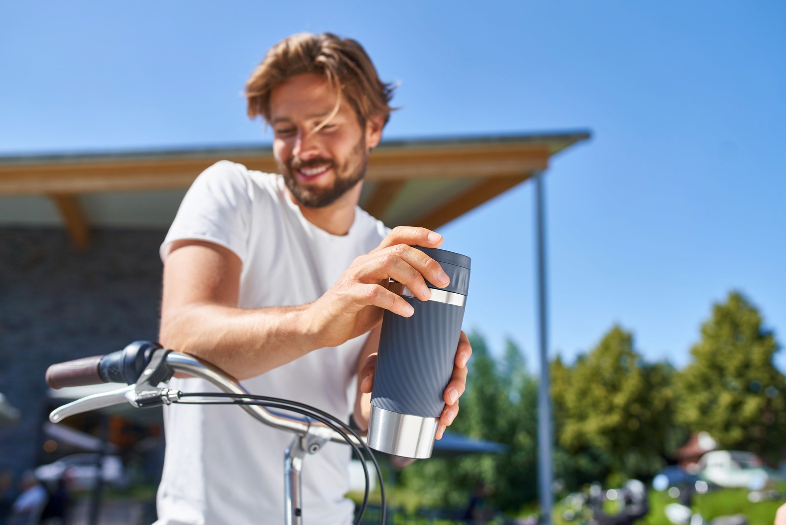 Emsa Thermobecher Twist mit Mann