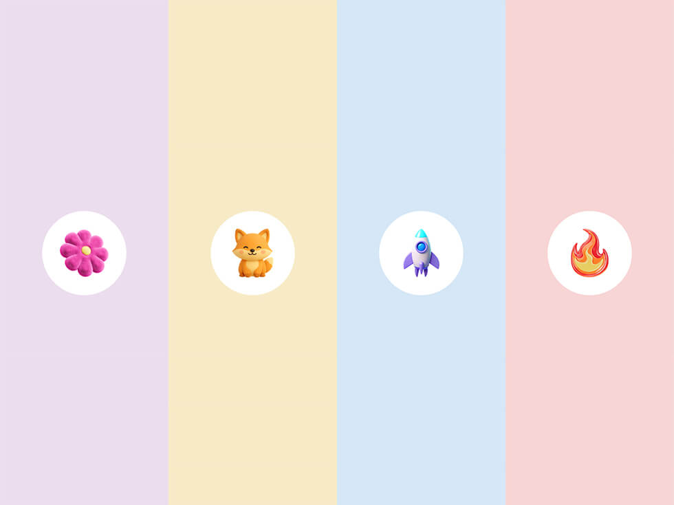 Capture d'écran du component Framer Emoji Wave