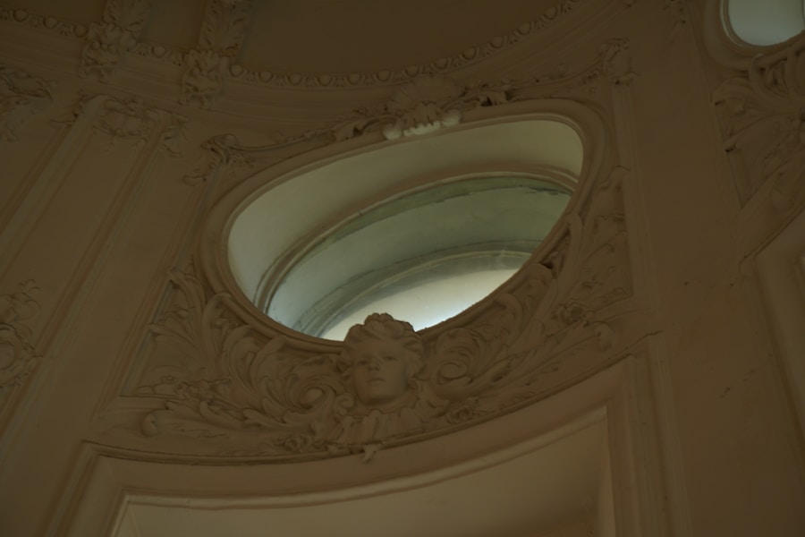 Plaster molding detail