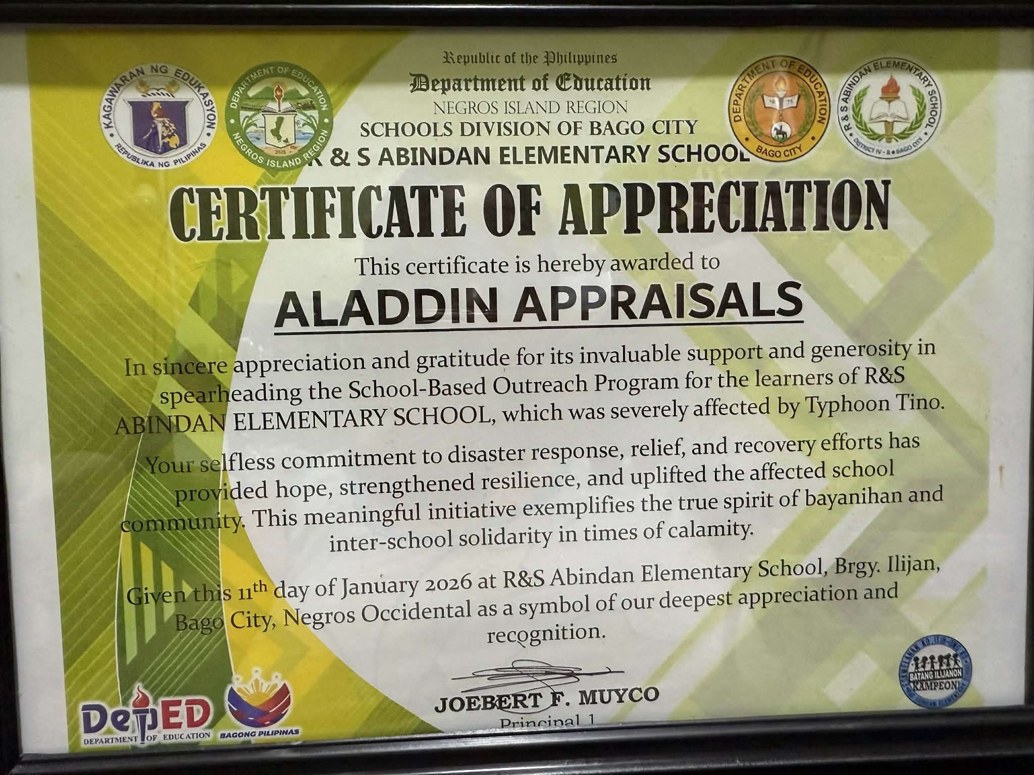 Aladdin Appraisal - Gift Giving